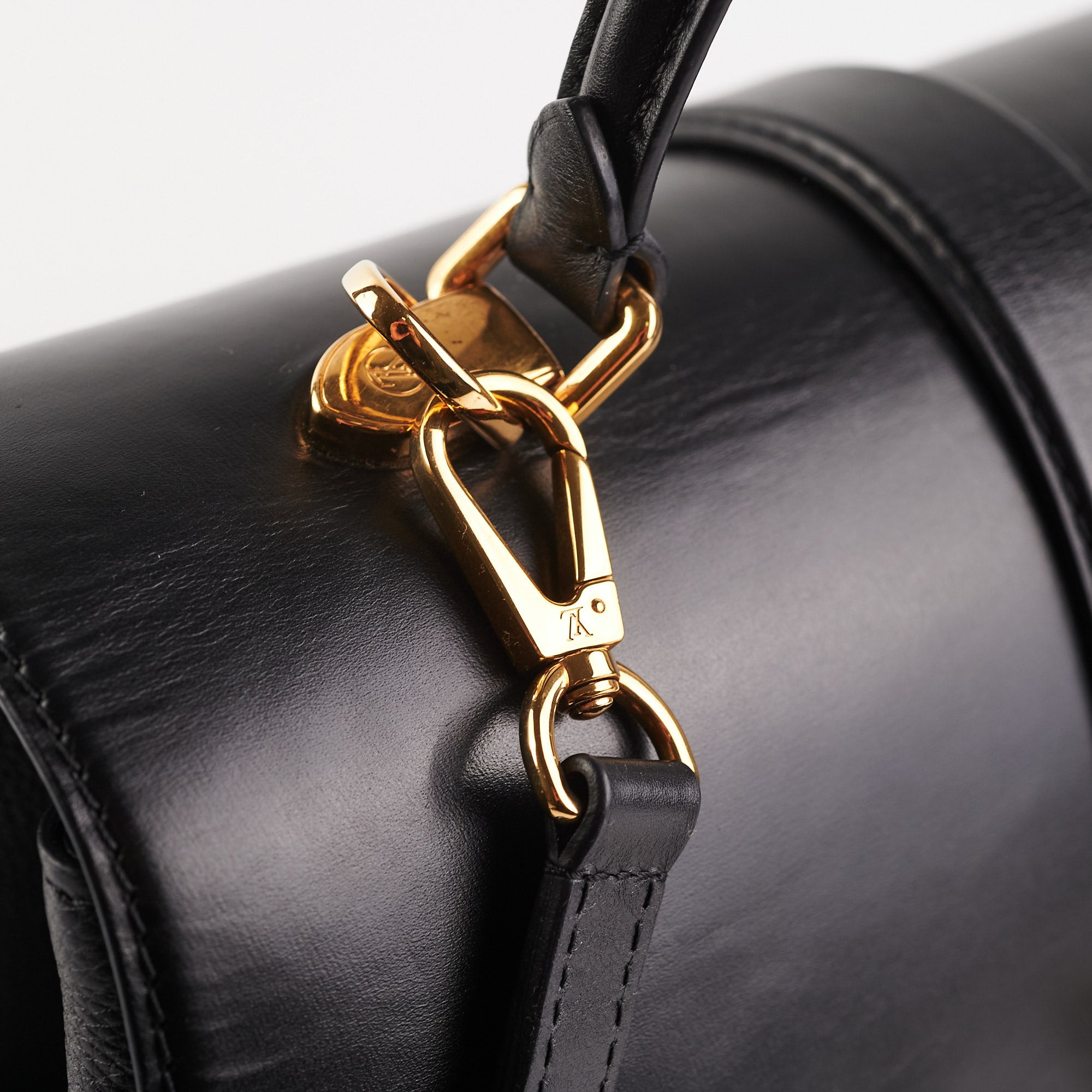 Louis Vuitton Rose Des Vents Black Leather PM Bag - BOPF