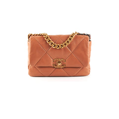 Chanel 19 Small Caramel 21P (Microchip)