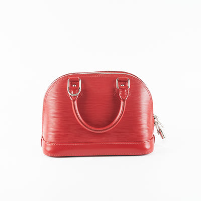 Louis Vuitton Alma BB EPI Red - THE PURSE AFFAIR