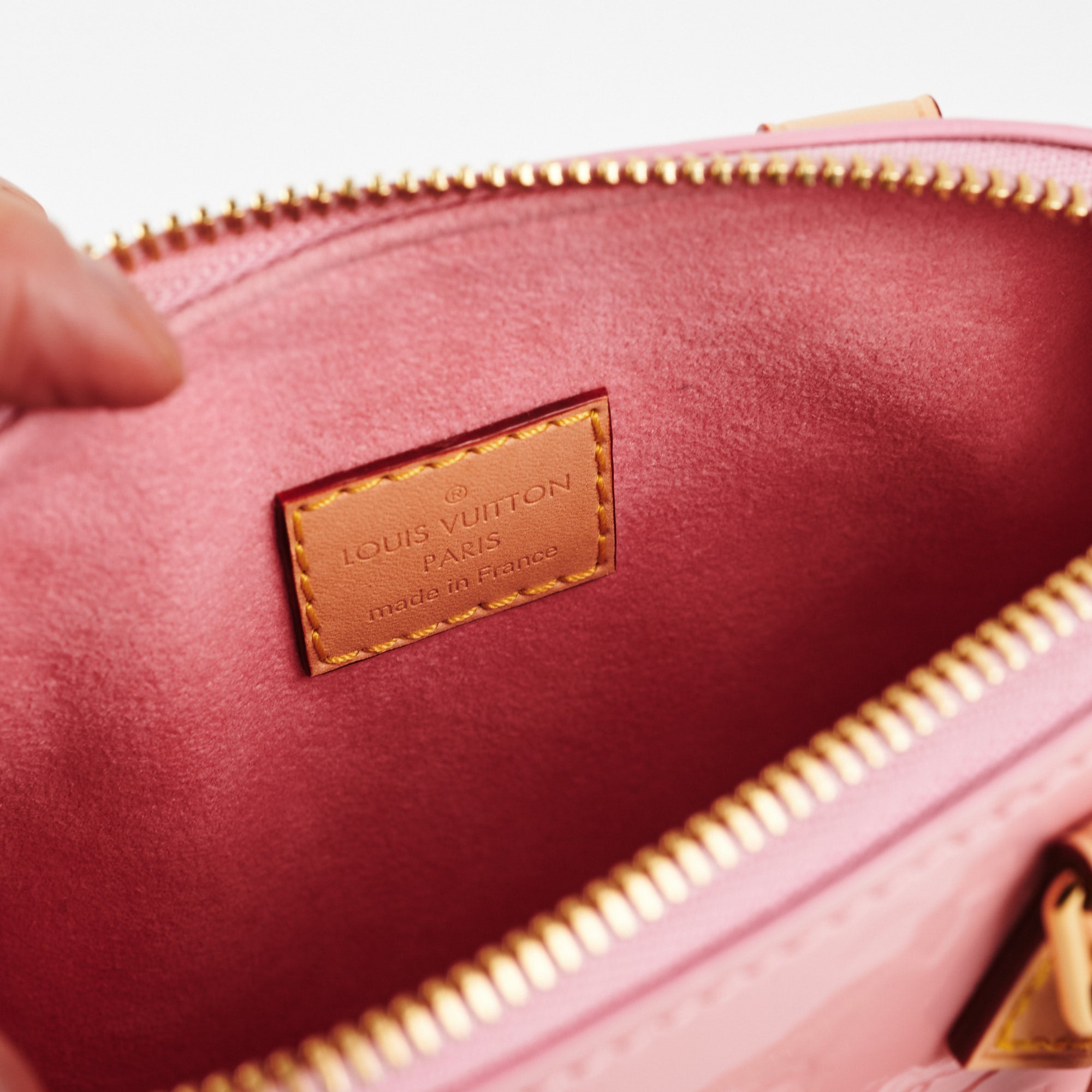 Louis Vuitton Pink Monogram Vernis Nano Speedy – Savonches