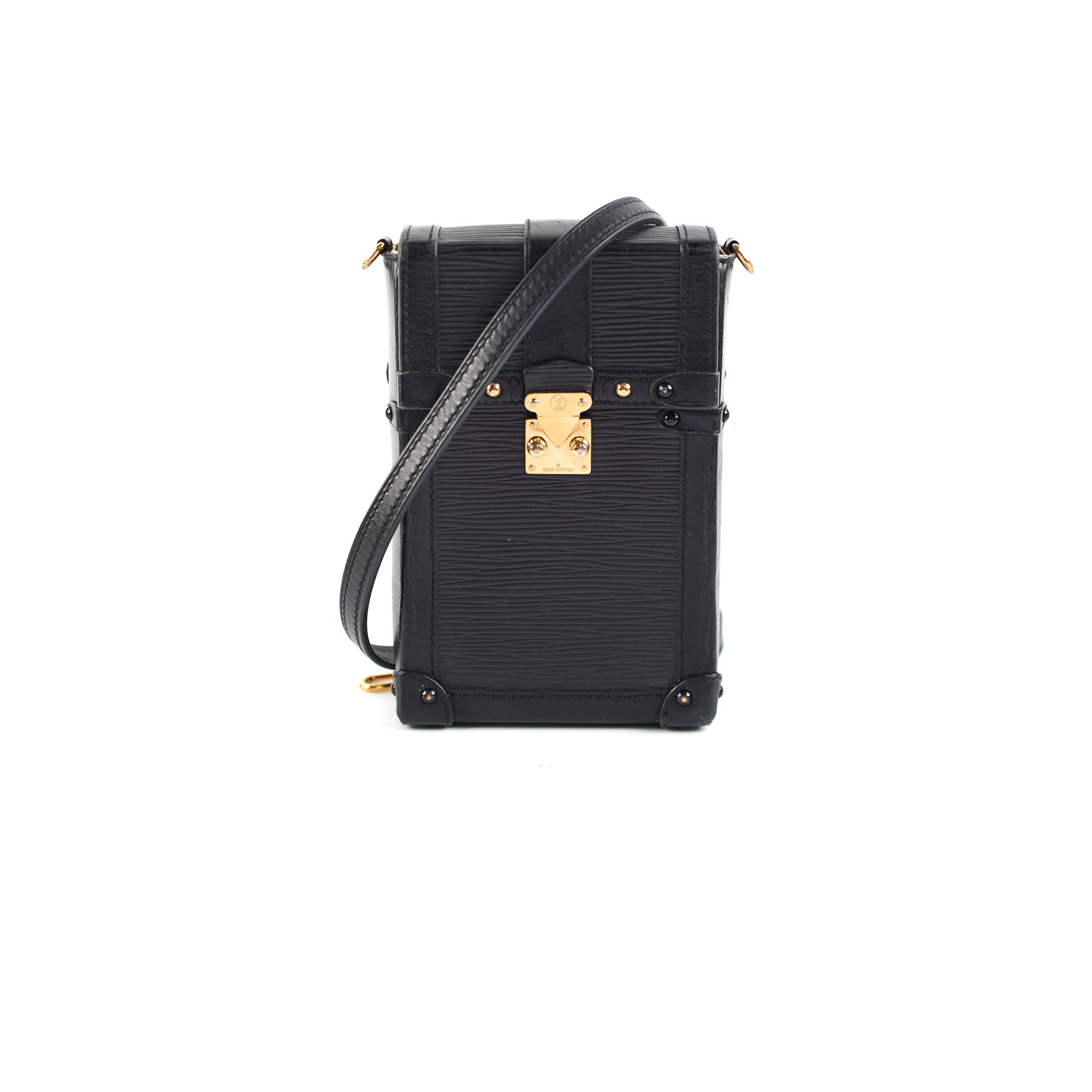 Louis Vuitton Epi Vertical Trunk Pochette - Black Crossbody Bags