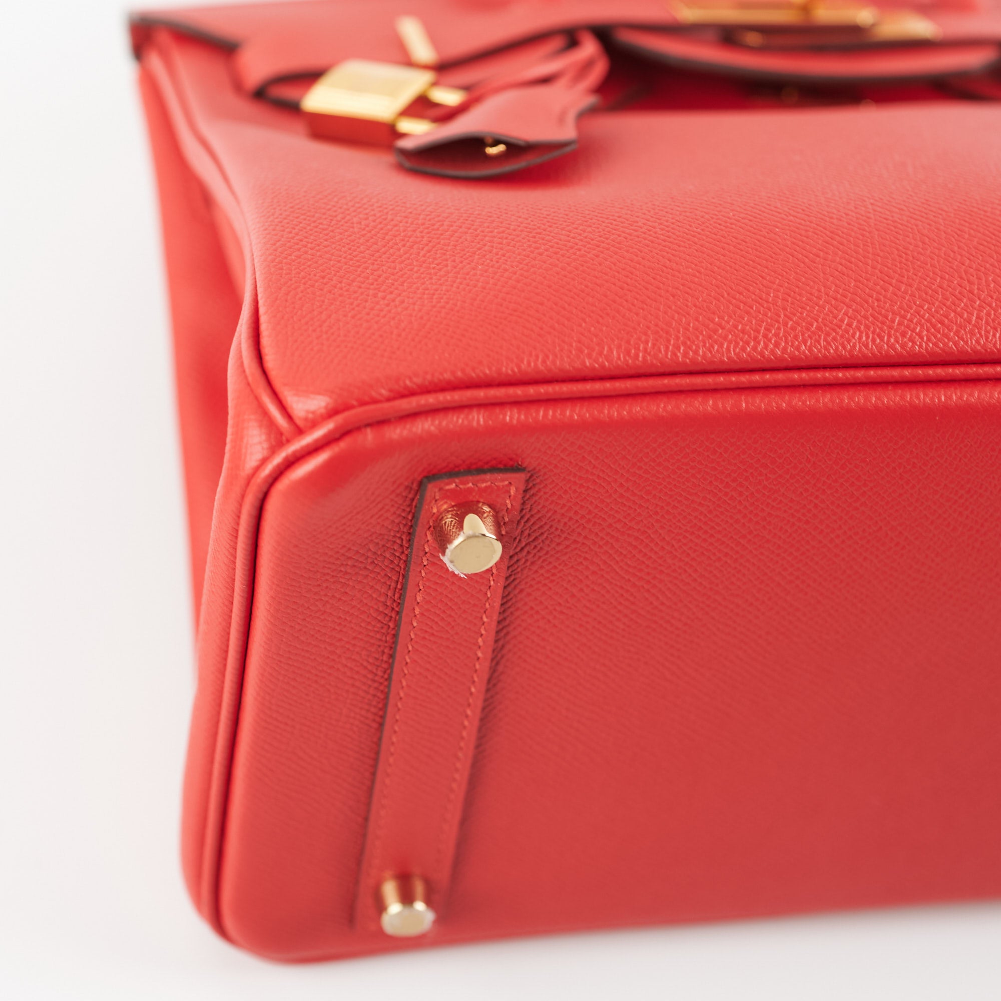 Hermes Birkin 30 Rouge Pivoine 2015 [R] Stamp - THE PURSE AFFAIR