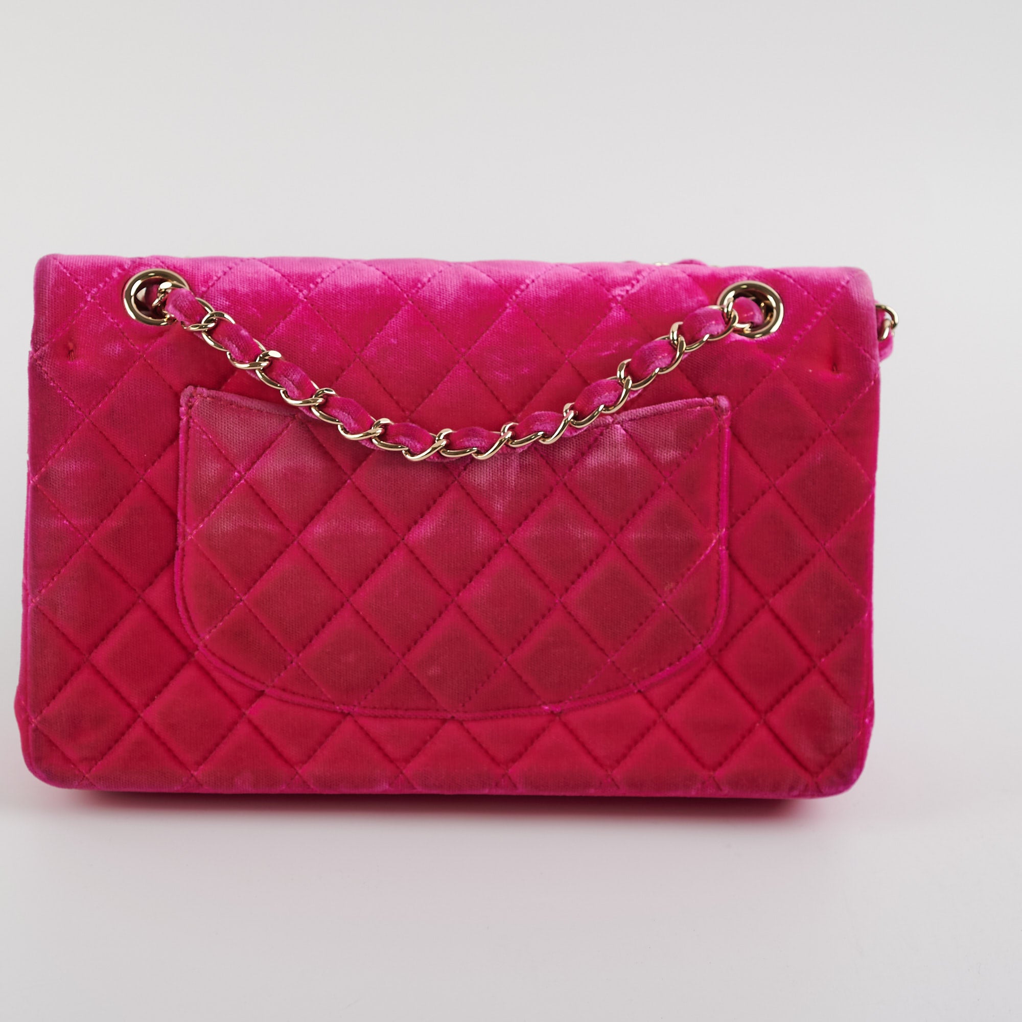 Chanel Neon Pink Velvet Handbag (LoLoBu)