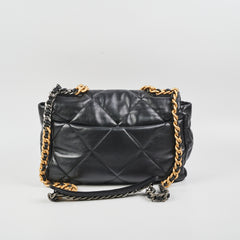 Chanel 19 Medium Goatskin Black