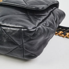 Chanel 19 Medium Goatskin Black