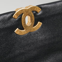 Chanel 19 Medium Goatskin Black