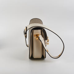 Gucci Horsebit 1955 Ivory Shoulder Bag