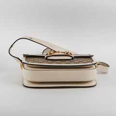 Gucci Horsebit 1955 Ivory Shoulder Bag