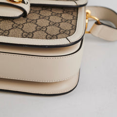 Gucci Horsebit 1955 Ivory Shoulder Bag