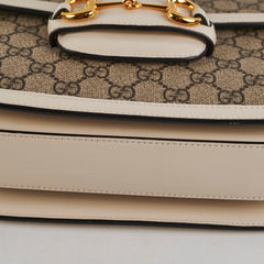 Gucci Horsebit 1955 Ivory Shoulder Bag