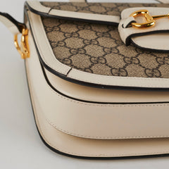 Gucci Horsebit 1955 Ivory Shoulder Bag