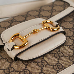 Gucci Horsebit 1955 Ivory Shoulder Bag