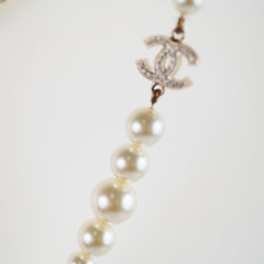 Chanel Pearl Long CC Logo Necklace Costume Jewellery