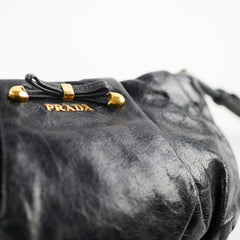 Prada Black Wristlet Pouch