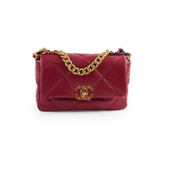 Chanel Small 19 Dark Red 28 Series