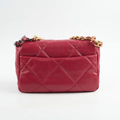 Chanel Small 19 Dark Red 28 Series