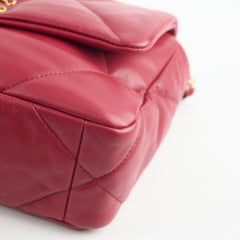 Chanel Small 19 Dark Red 28 Series