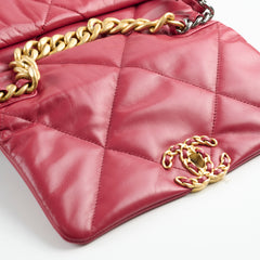 Chanel Small 19 Dark Red 28 Series