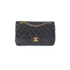 Chanel Vintage Classic Flap Lambskin Black - Series 1