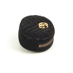 Gucci Marmont Black Velvet Belt Bag