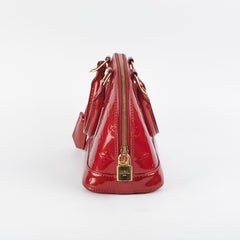 Louis Vuitton Alma BB Vernis Red