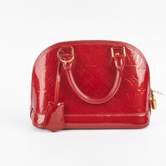 Louis Vuitton Alma BB Vernis Red