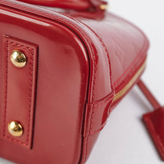 Louis Vuitton Alma BB Vernis Red