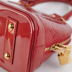 Louis Vuitton Alma BB Vernis Red