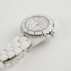 Chanel J12 White Diamond Ladies Watch