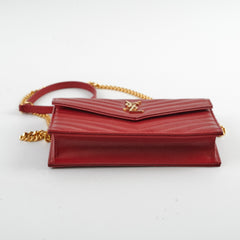 Saint Laurent Red Envelope Wallet On Chain