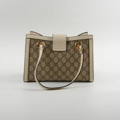 Deal of The Week - Gucci Small Padlock Shoulder Bag GG Supreme/White