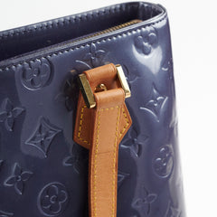 Louis Vuitton Vernis Houston Shoulder Bag Indigo