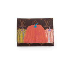 Louis Vuitton  x Yayoi Kusama Pumpkin Fold Wallet Monogram