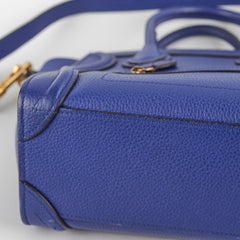 Celine Luggage Nano Blue