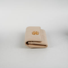 Chanel 19 Long Wallet Lambskin Beige