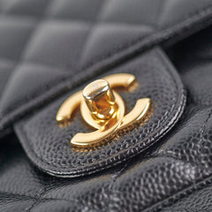 Chanel Classic Flap M/L Caviar Black