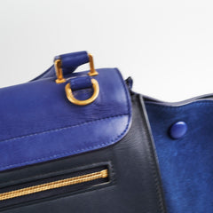 Celine Trapeze Medium Blue/Navy