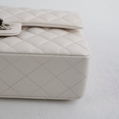 Chanel Caviar Small Double Classic Flap White 30 series