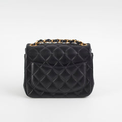 Chanel Mini Square Lambskin Black