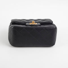 Chanel Mini Square Lambskin Black