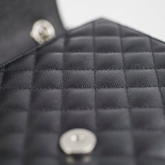 Saint Laurent Envelope Black Shoulder Bag