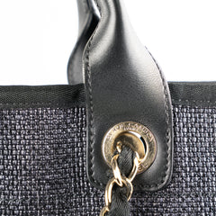 Chanel Deauville Medium Black Tote