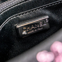 Chanel Medium/Large Classic Flap Sequin Pink/Black