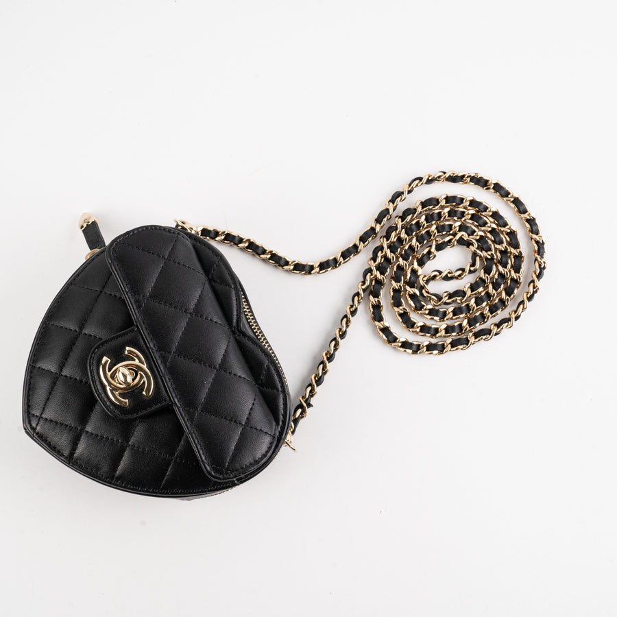 Chanel Lipstick Crossbody Bag Black - THE PURSE AFFAIR