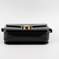 Celine Triomphe Medium Black Crossbody Bag