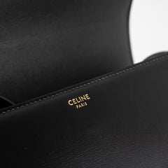 Celine Triomphe Medium Black Crossbody Bag