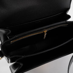 Celine Triomphe Medium Black Crossbody Bag