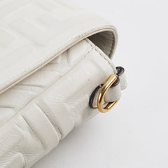 ITEM 1 - Fendi Baguette White Large Shoulder Bag