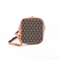 ITEM 2 - Goyard Petite Flot Bucket Bag Black/Tan