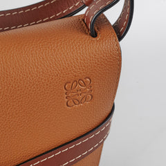 Loewe Medium Gate Bag Grained Calfskin Brown